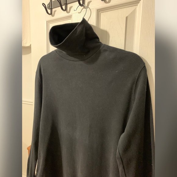 Land's End Black Turtleneck Sweater - Picture 2 of 8